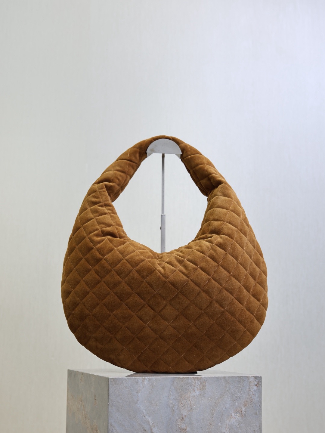 Sa1nt Lau*nt Icare Hobo Bag in Quilted Suede -44*30*7CM