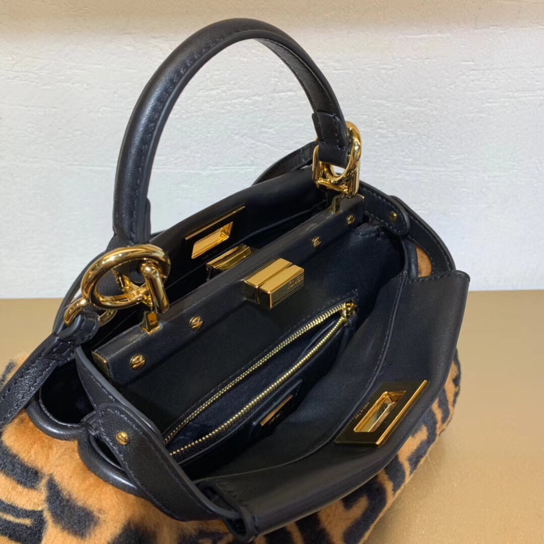 F**di peekaboo handbags-27cm