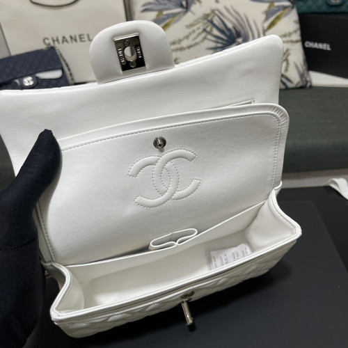 Ch@nel Flap Bag-Lambskin Leather-23CM