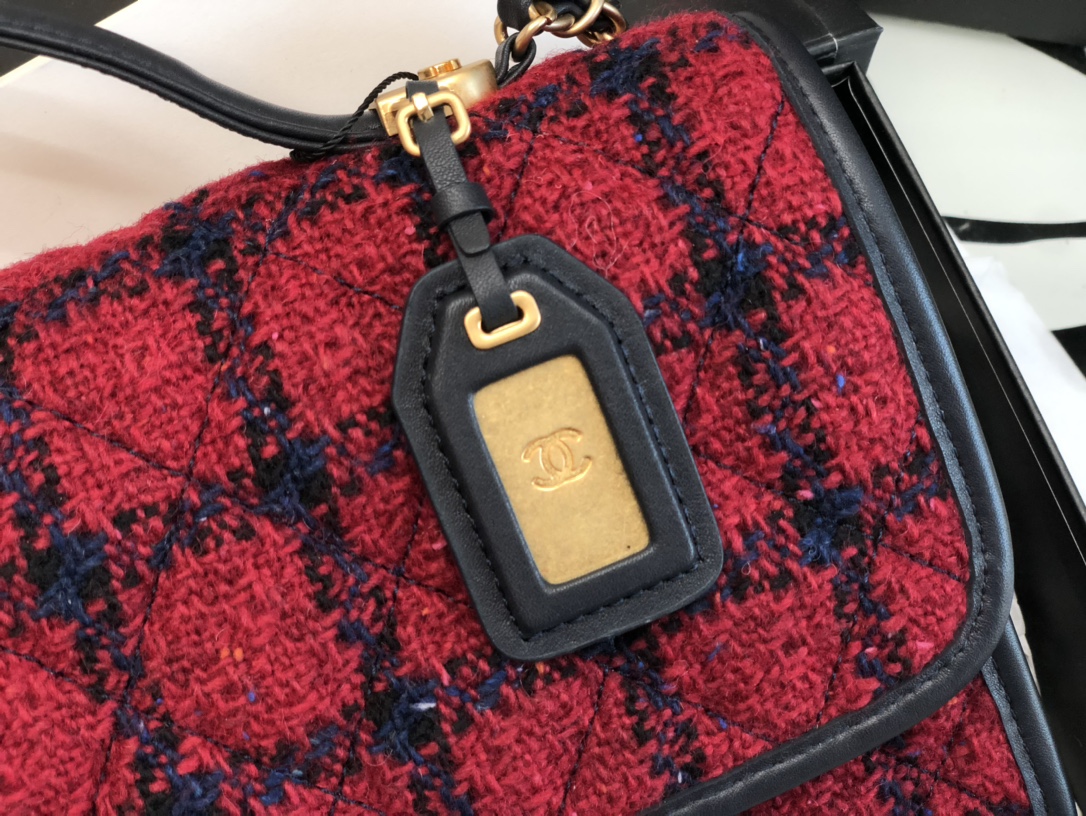 Ch@nel Flap Bag-25*21*7CM