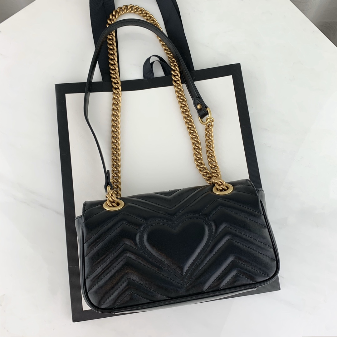 G*u*i marmont bag-14*23*6cm