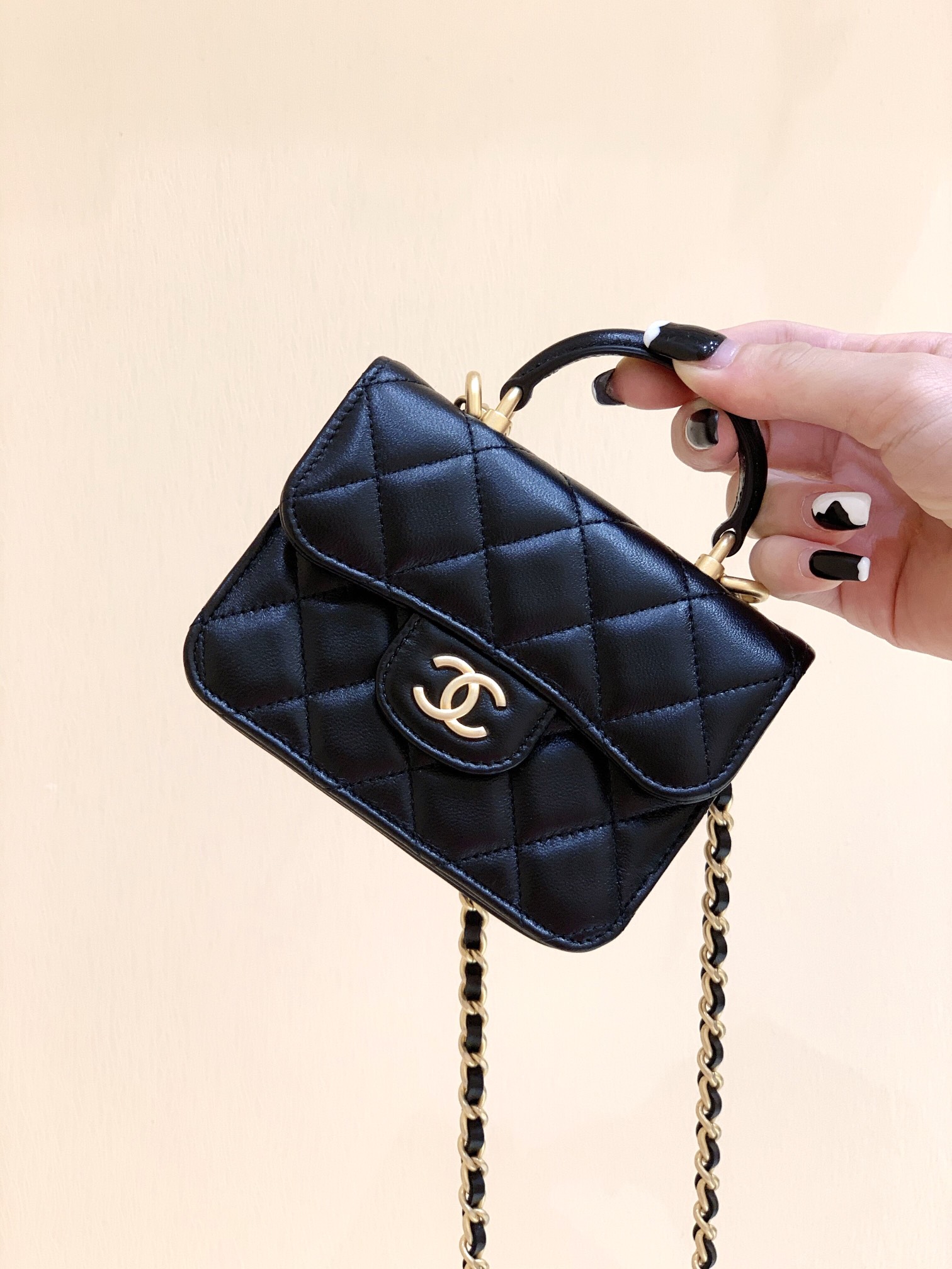 Ch@nel Flap Bag-12.5x9.5x3.5CM