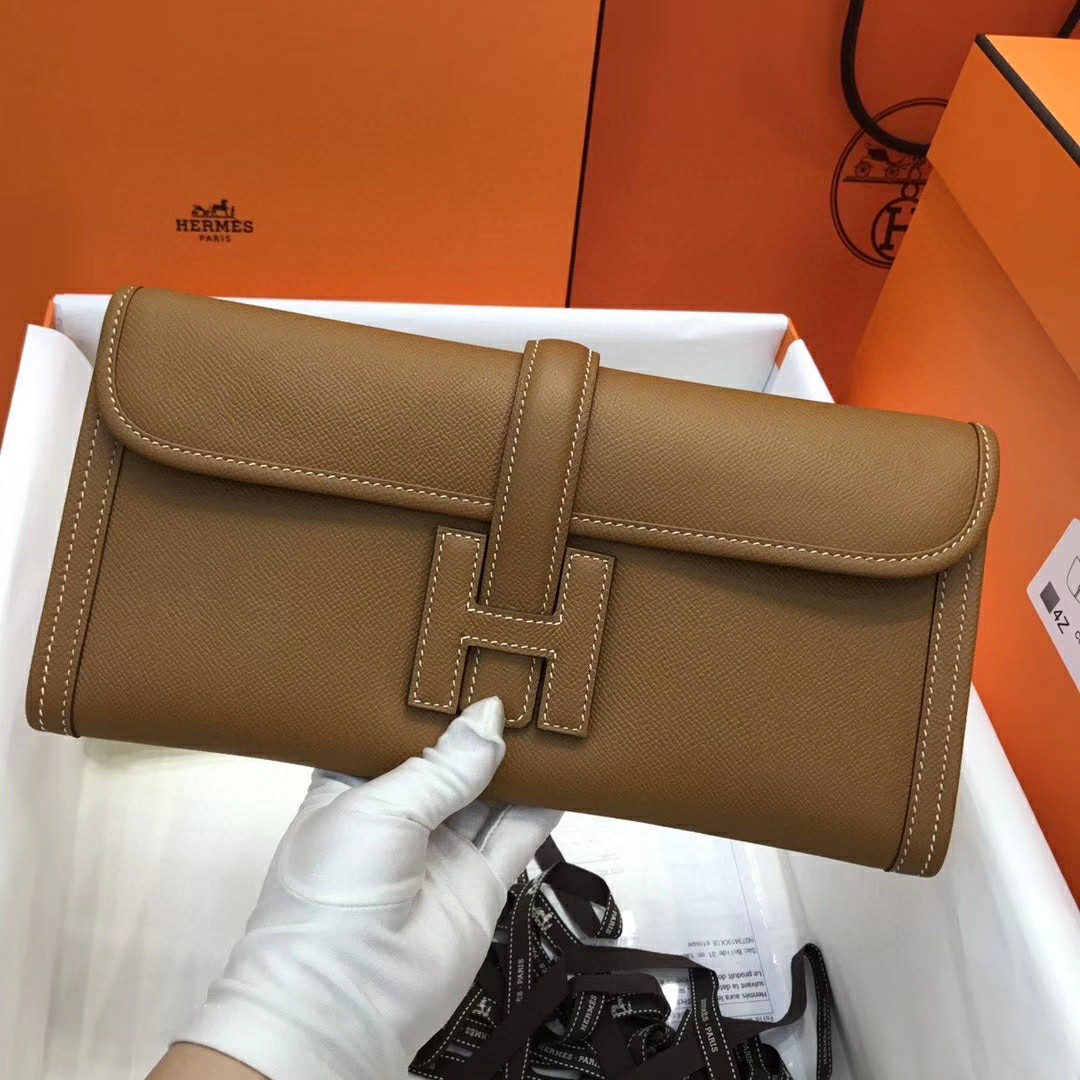 H**mes jige 29 pouch-epsom-29cm