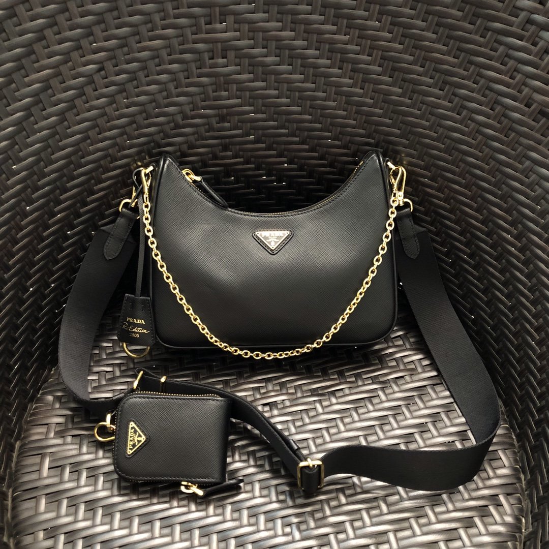 Pra*a hobo bag-bh204 -23*17*6.5cm