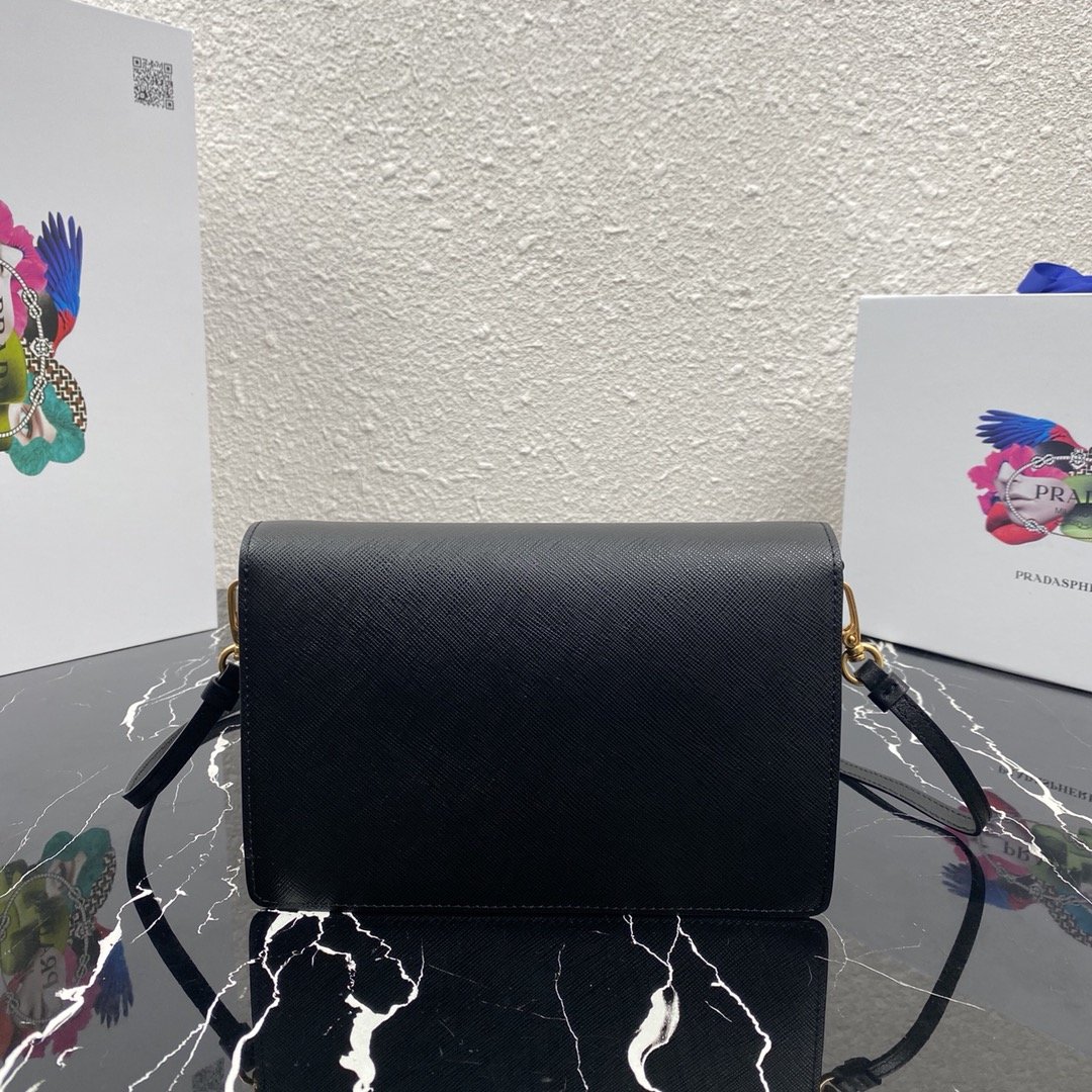 Pra*a 1bp020 saffiano chain bag-20*12*4cm