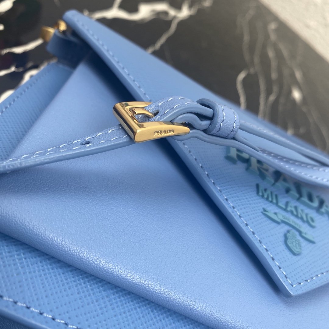Pra*a 1bp020 saffiano chain bag-20*12*4cm