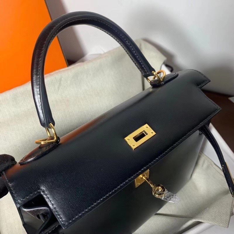 H**mes kelly 25cm-box leather