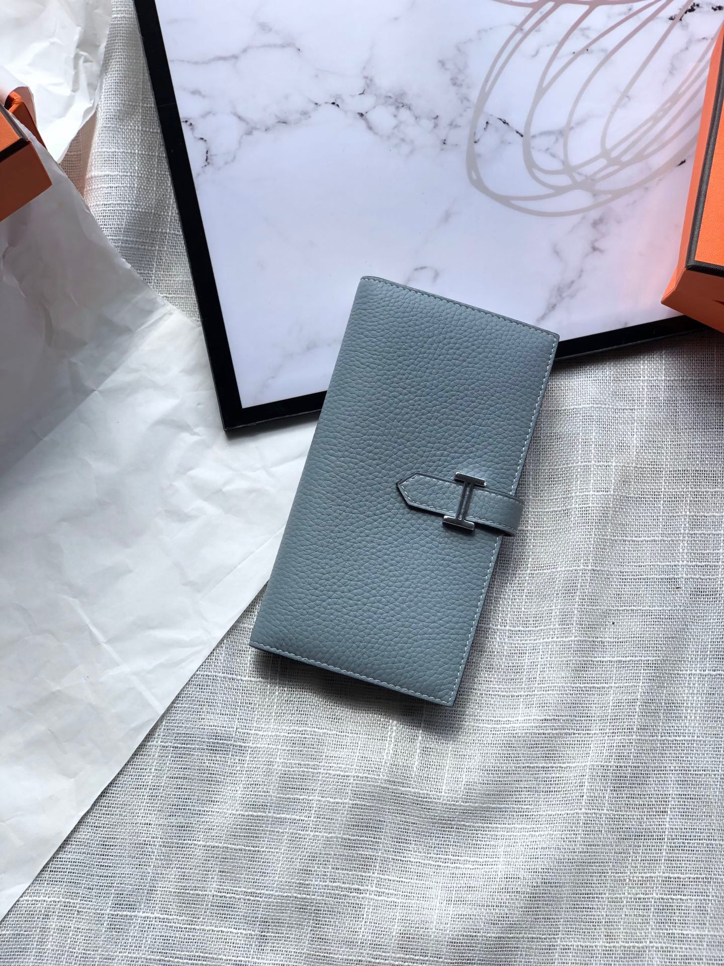 H**mes wallet togo-17.5*2*9.5cm