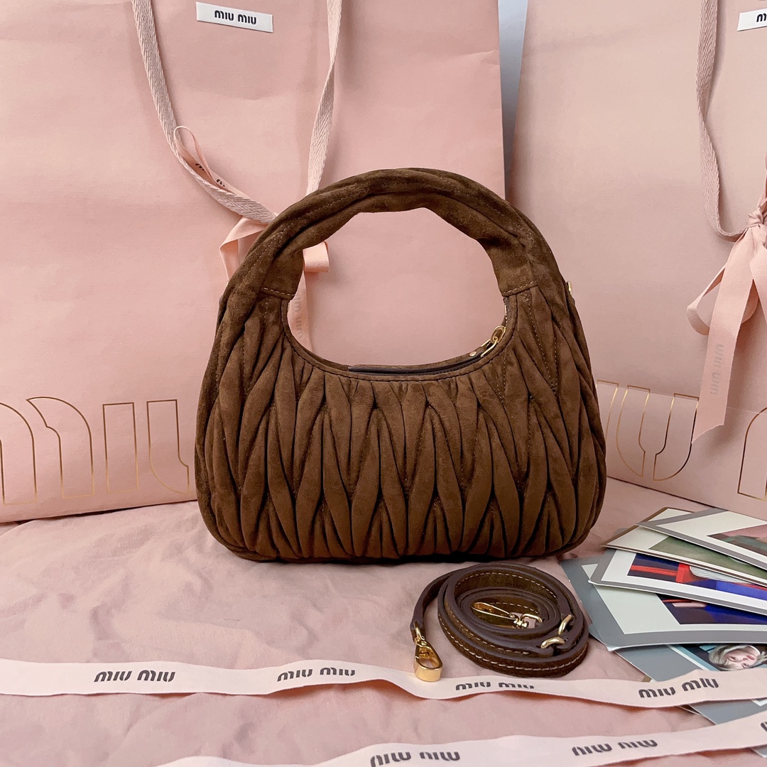 M1um1u wander hobo bag-23x13x7cm