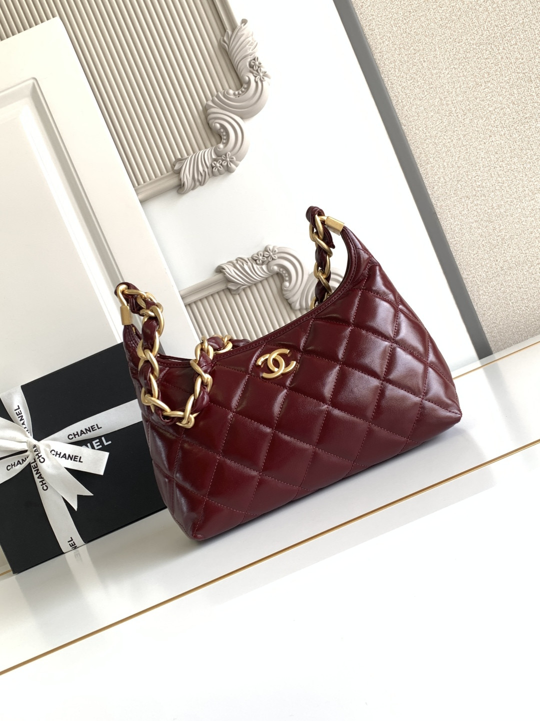 Ch@nel 2025SS Hobo Bag-30x35x9CM