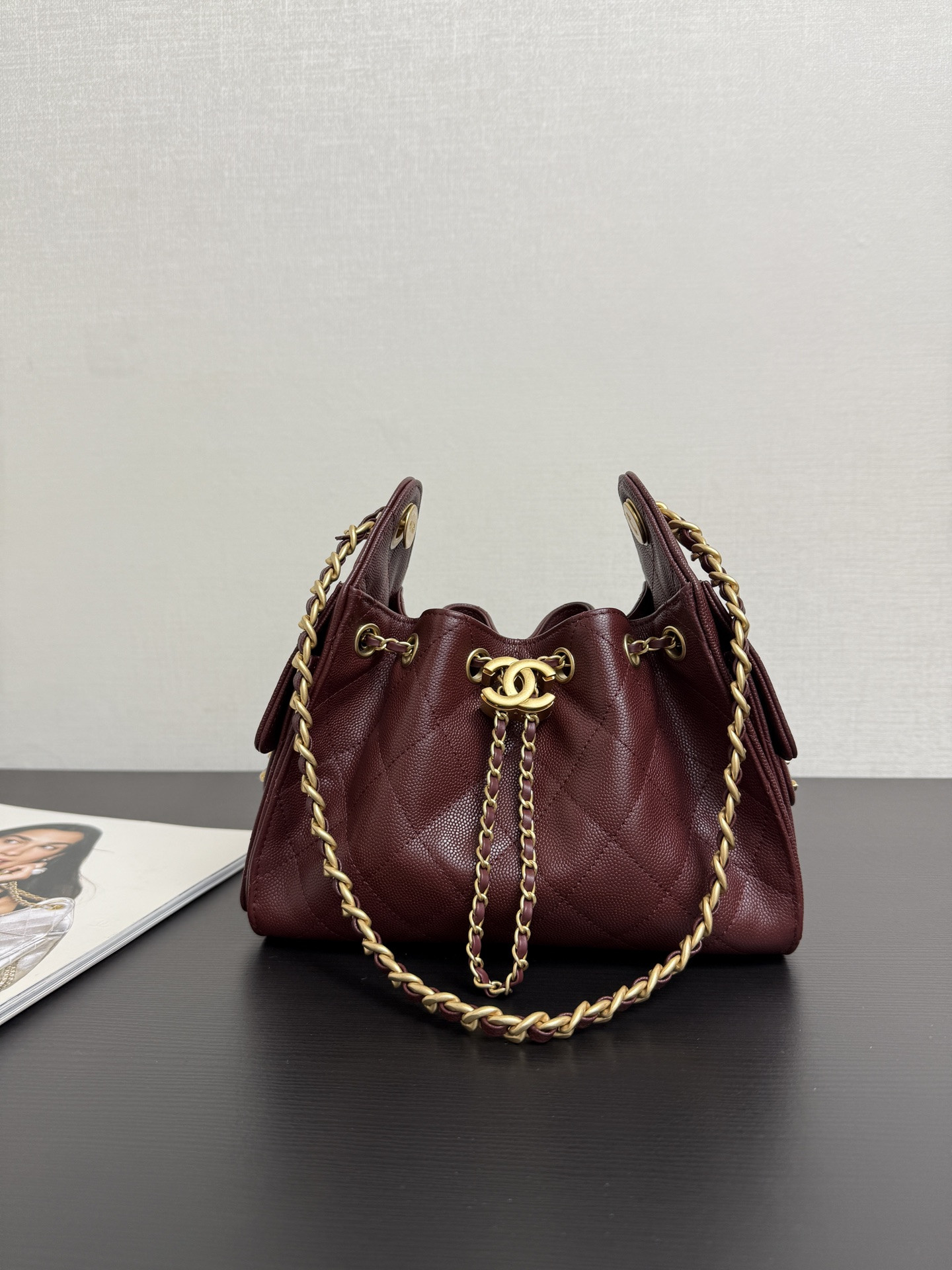 Cha*nel 25 Mini Handbag-20x22x12.5CM