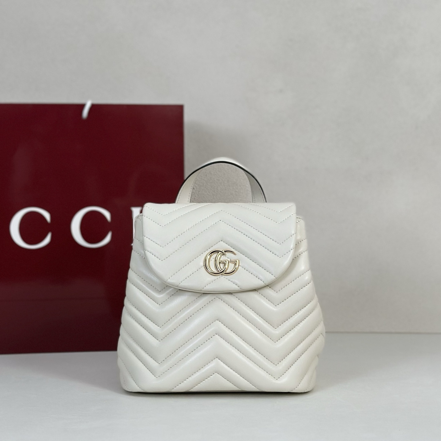 Gvc*1 Mini Marmont Backpack-20*11*18CM