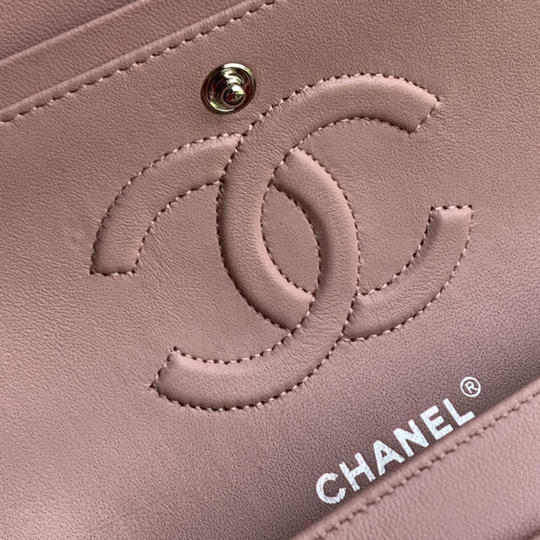 Ch@nel Flap Bag-Lambskin-25CM