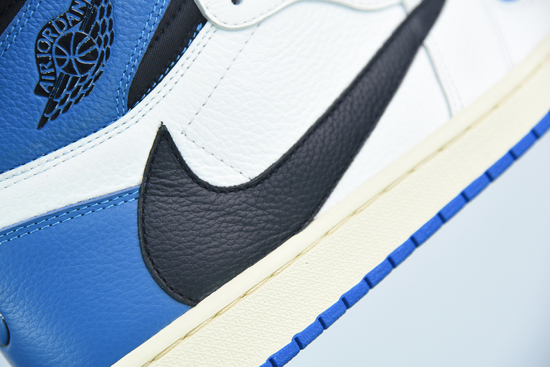 TRAVIS SCOTT X FRAGMENT X AIR JORDAN 1 HIGH OG SP MILITARY BLUE DH3227-105 (WITH UPDATED BOX)