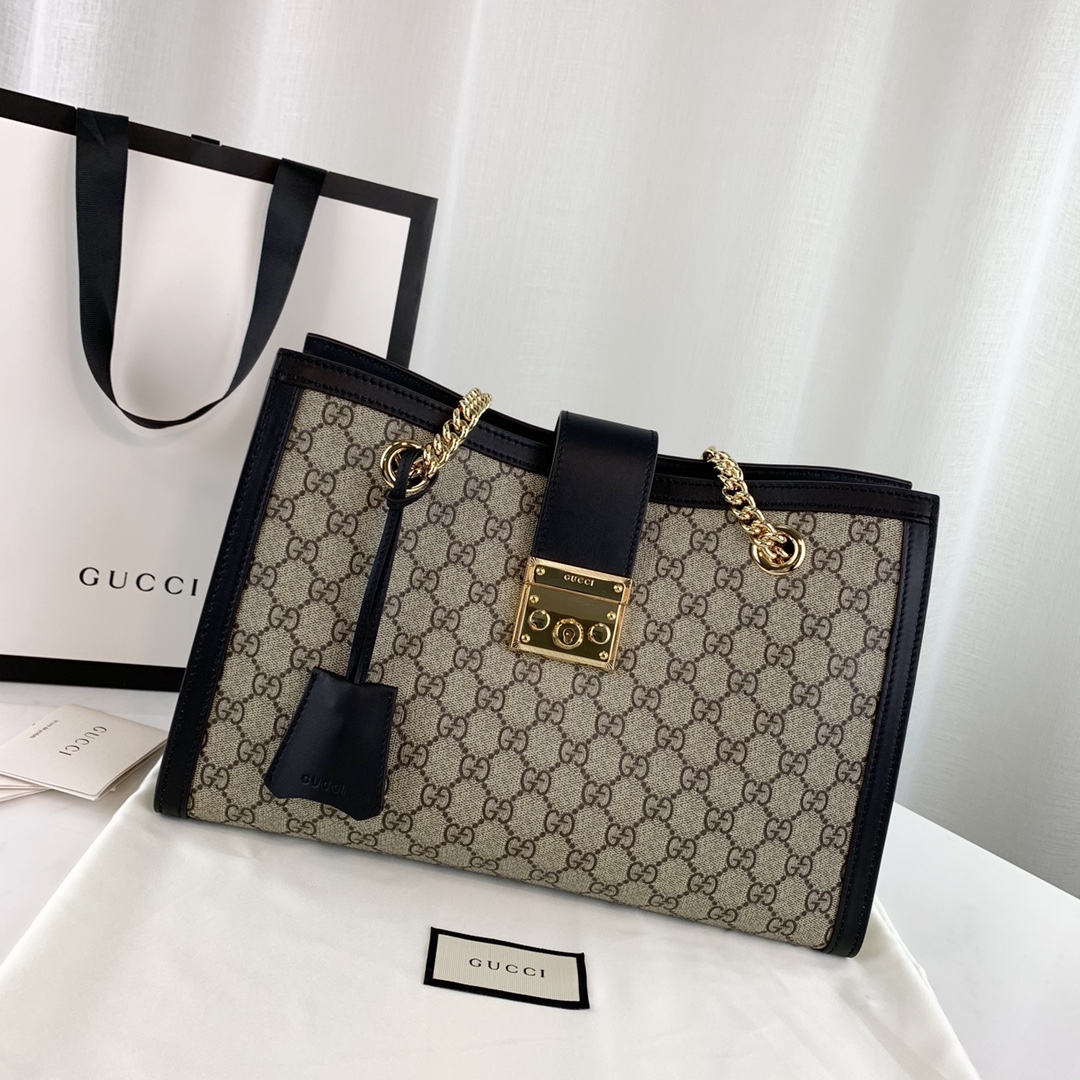 G*u*i padlock bag-35x23x14cm