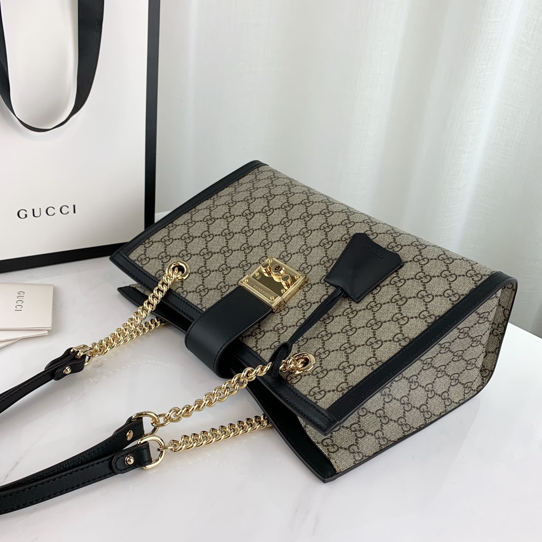 G*u*i padlock bag-35x23x14cm