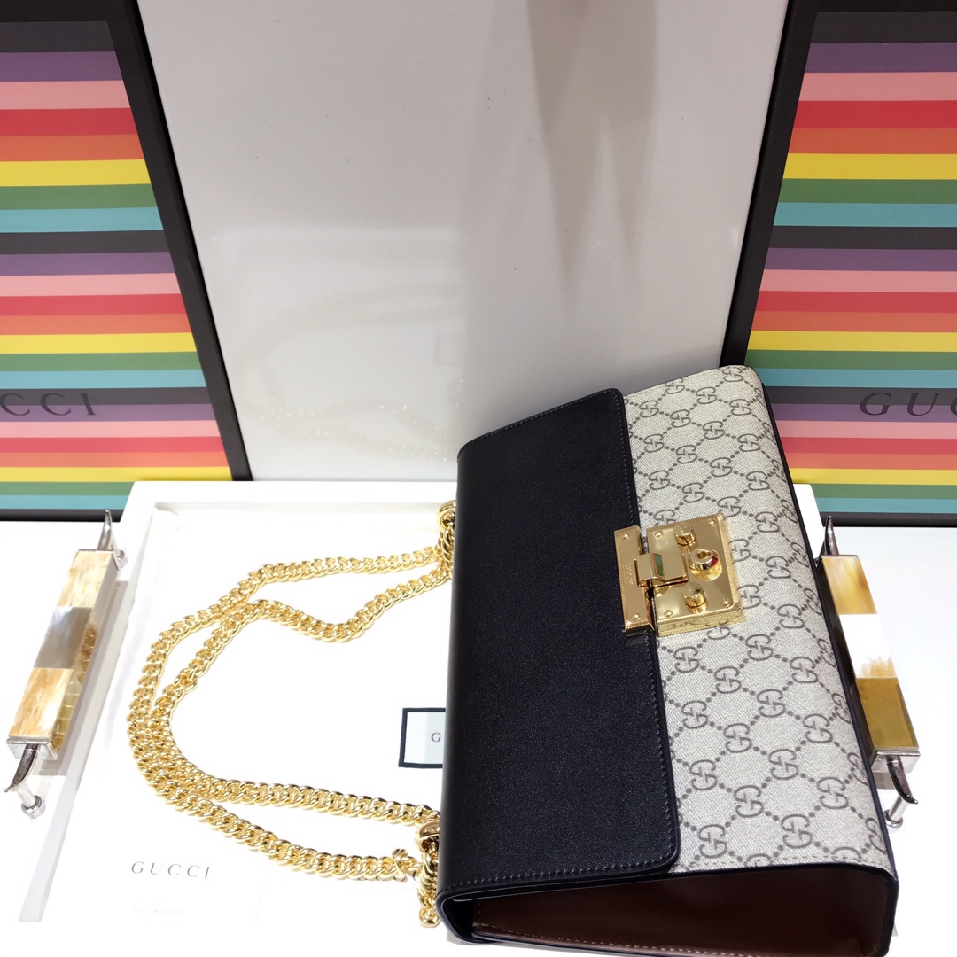 G*u*i padlock bag-30*19*10cm