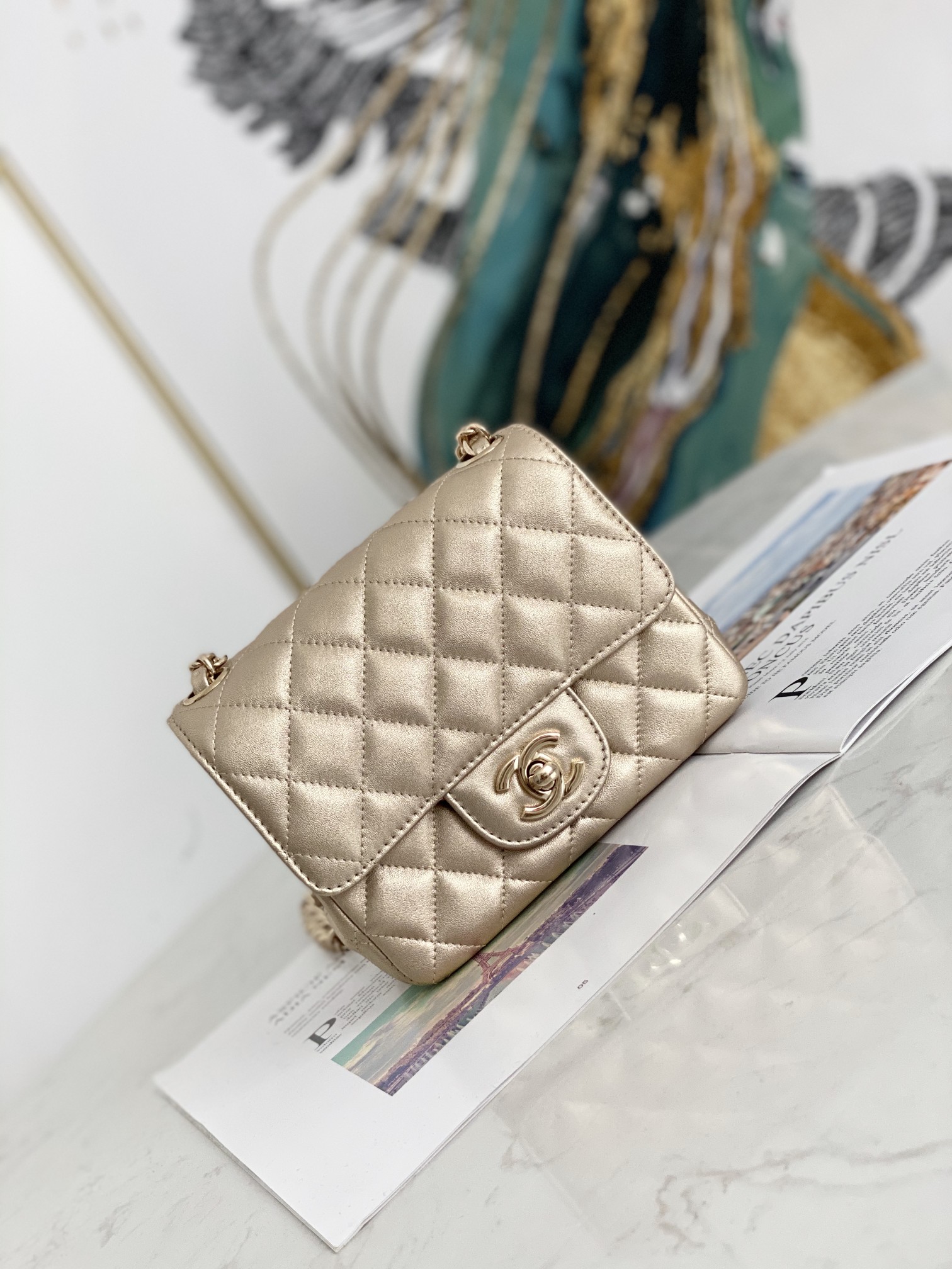 Ch@nel Flap Bag-17CM