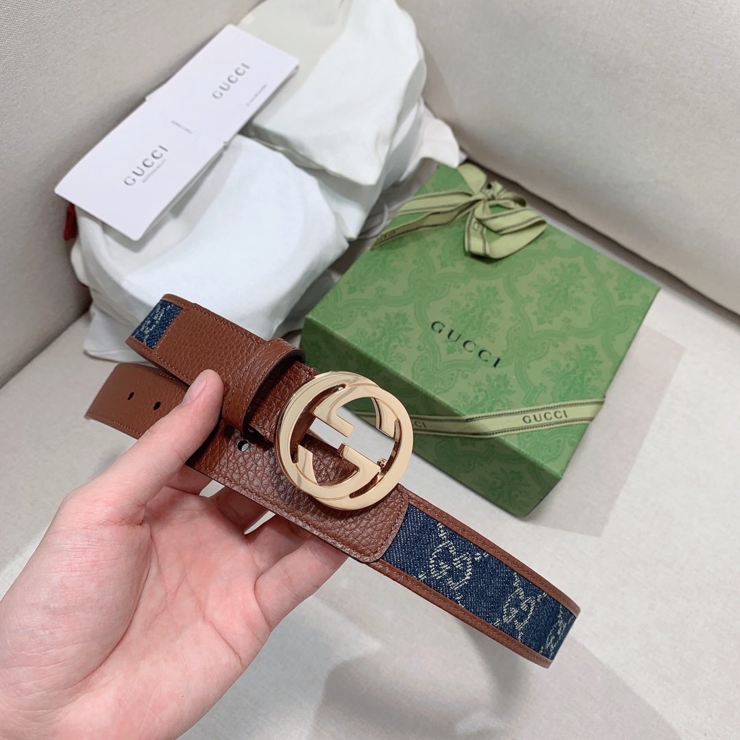 G*u*i belt-3cm