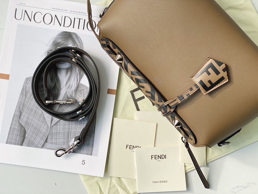 F**di by the way handbag-28*12*15cm