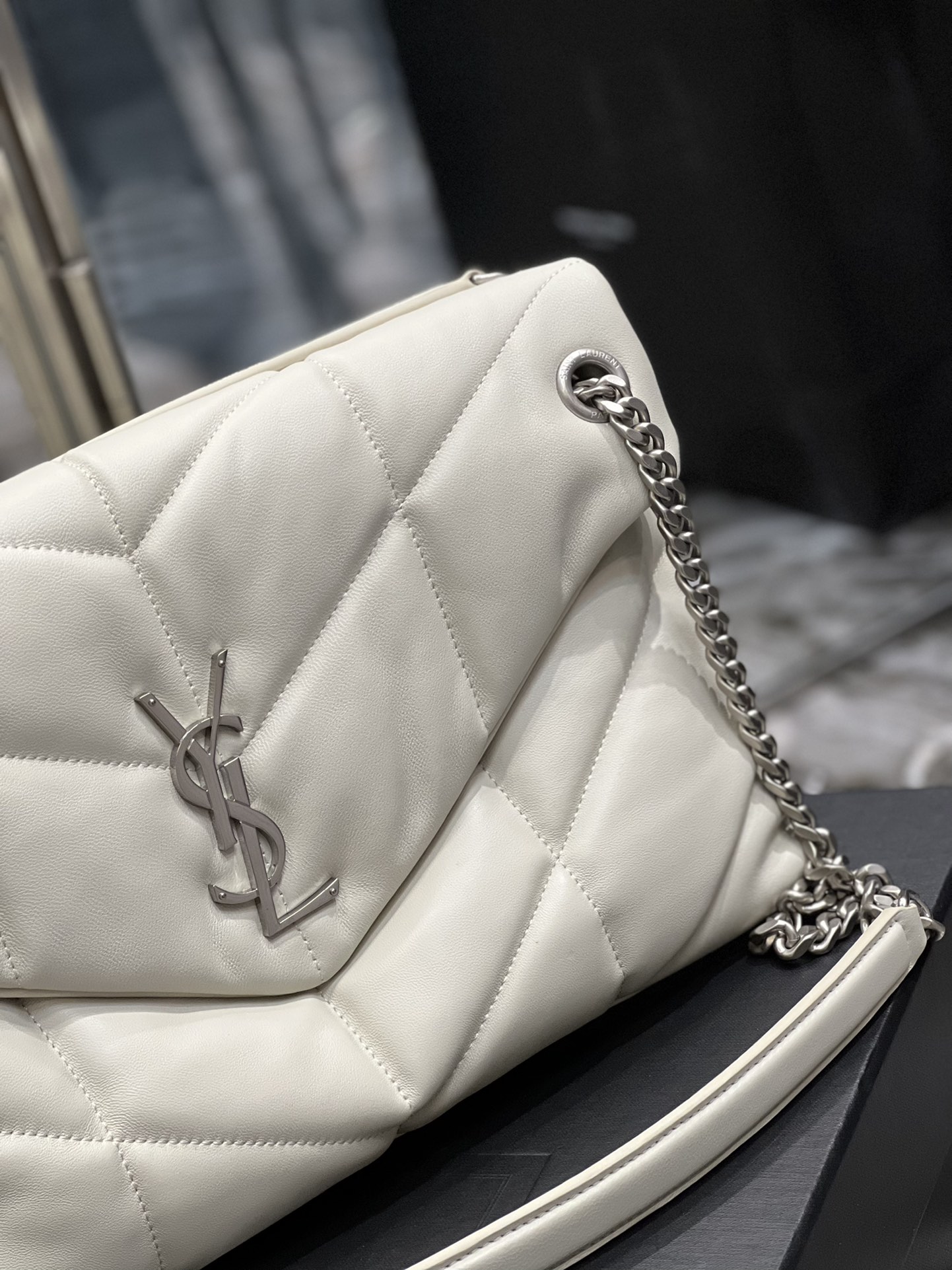Y*L loulou puffer-lambskin leather