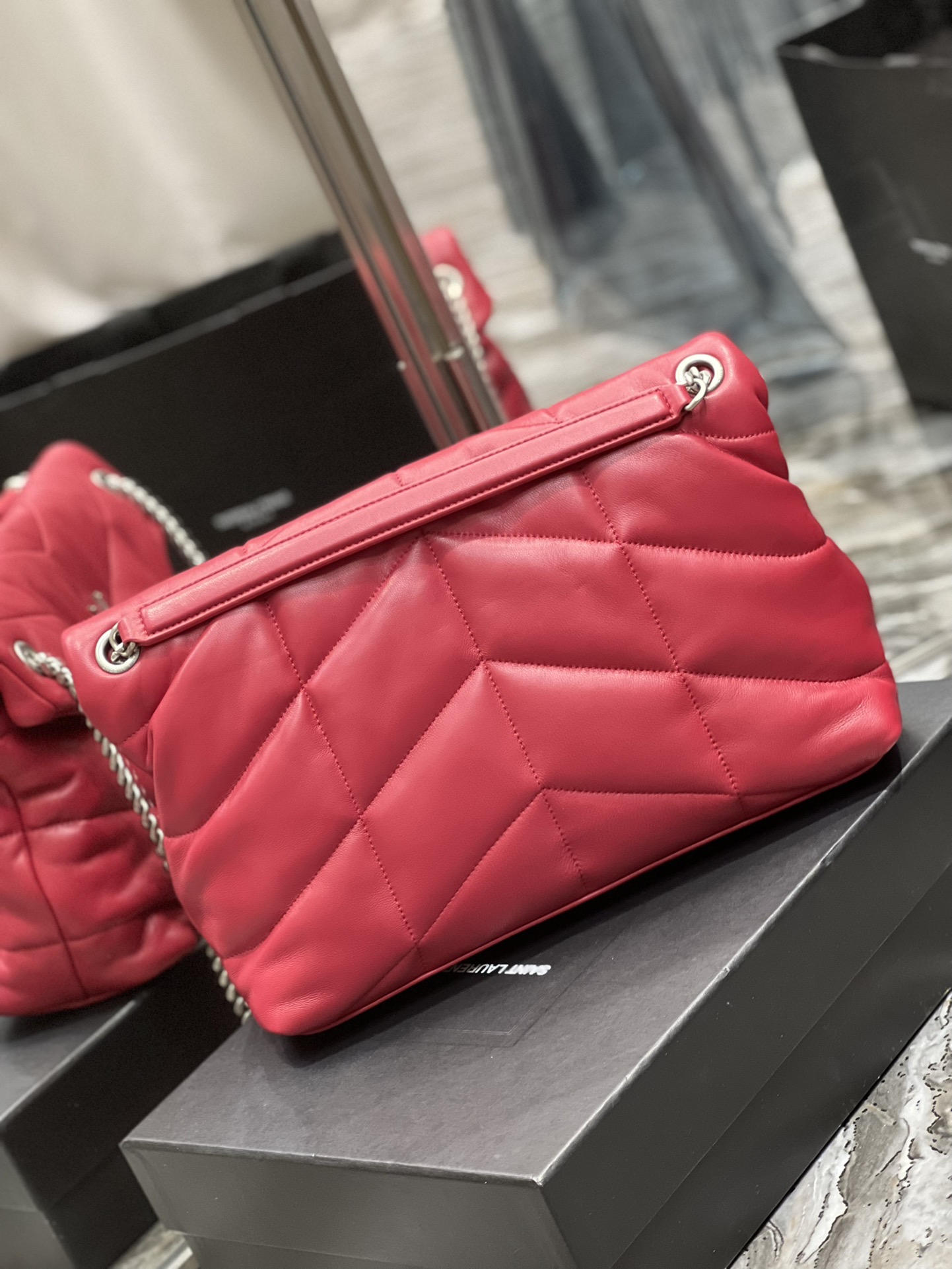 Y*L loulou puffer-lambskin leather