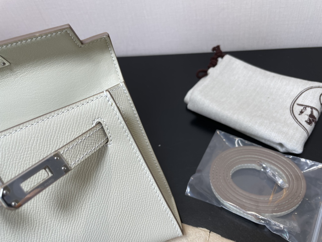 H**mes kelly-gold&silver hardware-19cm