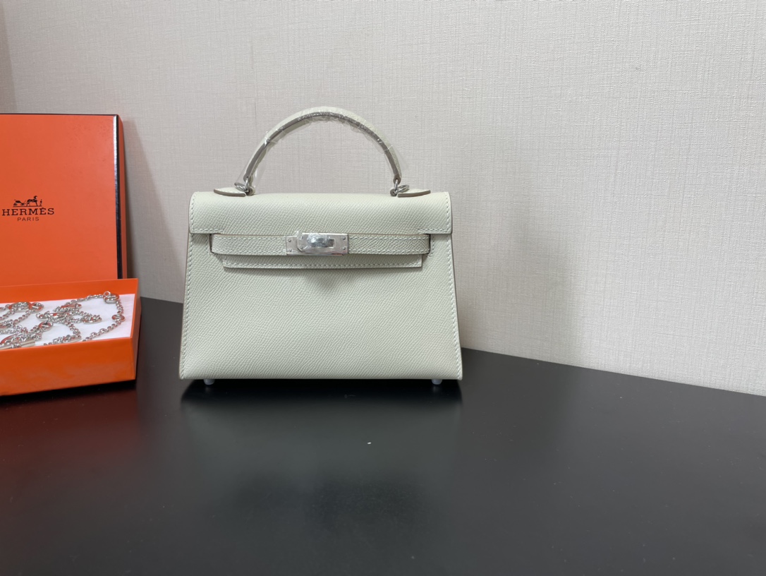 H**mes kelly-gold&silver hardware-19cm