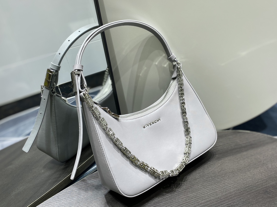 G1uenchy moon cut hobo-25x7x12cm