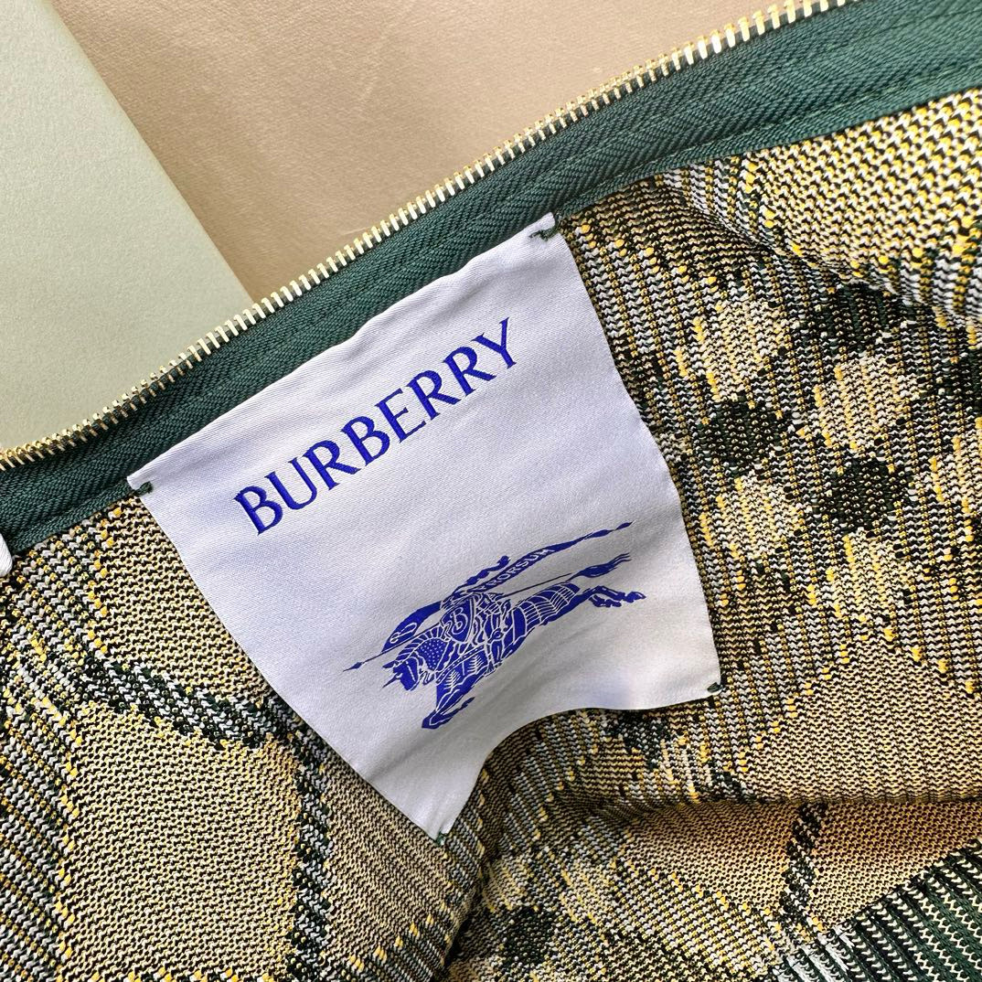 B**rry medium check hobo bag-28.5*16.5*33.5cm