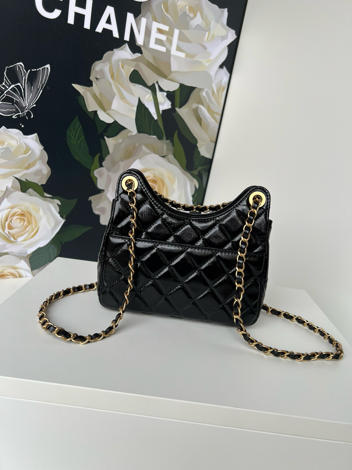 Ch@nel Hobo Handbags-17*19*6CM