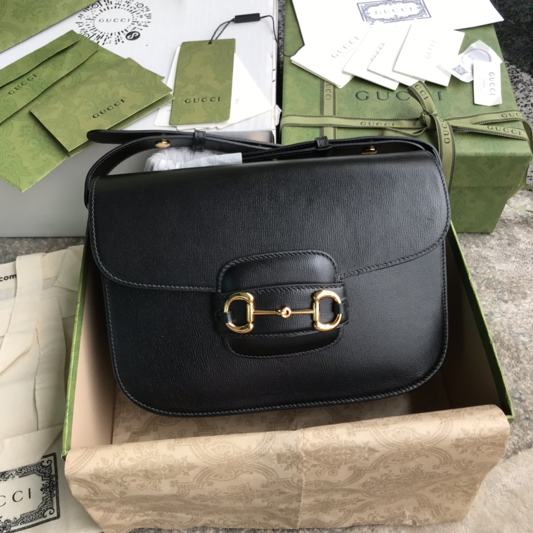 G*u*i 1955 horsebit shoulder bag-25*18*8cm