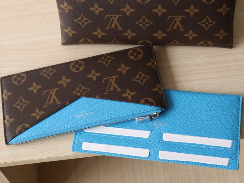Lou*is Vvtt0n Monogram LV Colormania Kirigami Card Holder-23×11×2CM