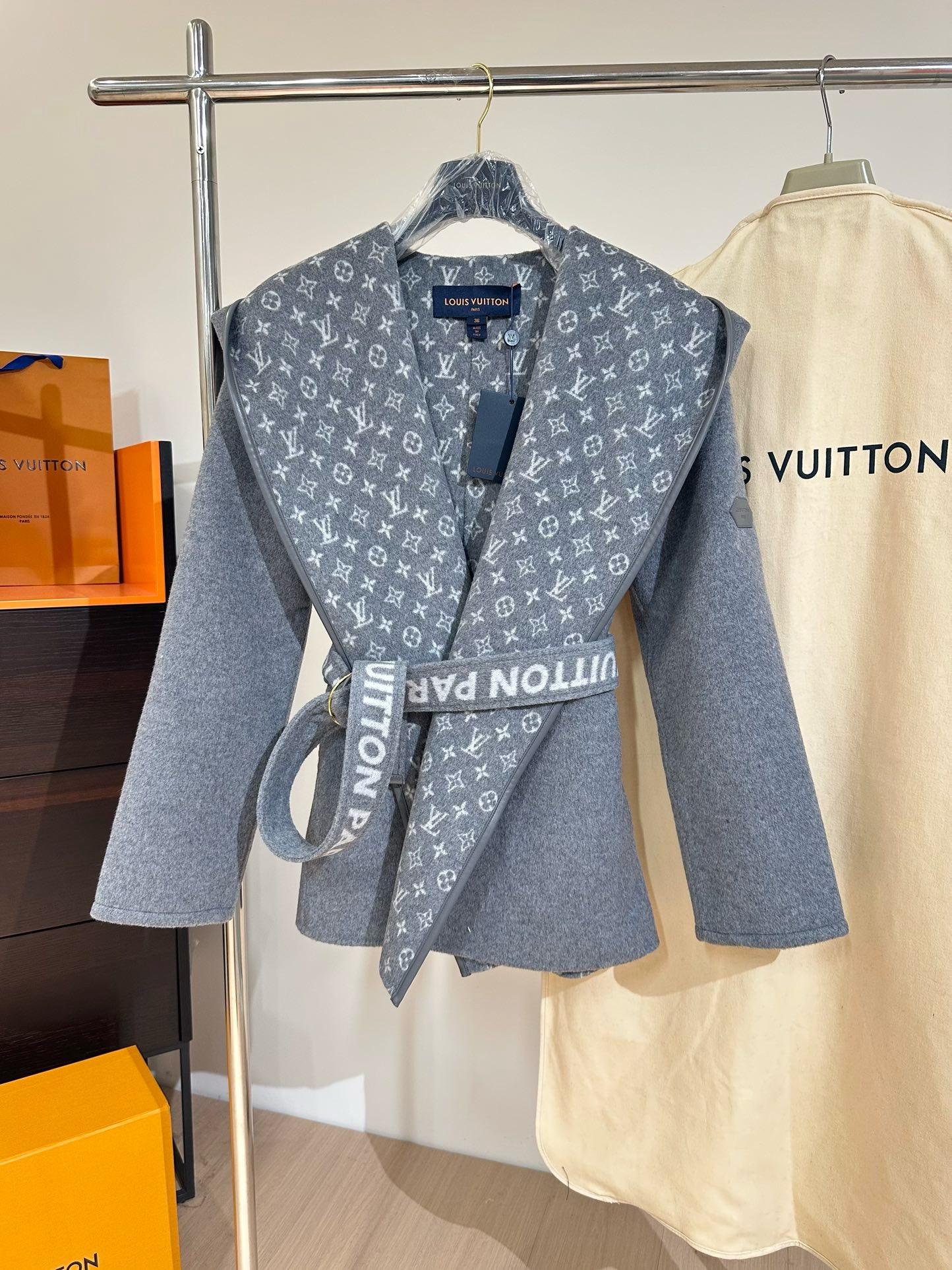 Lou*is Vuitt*on Wool Trench Coat