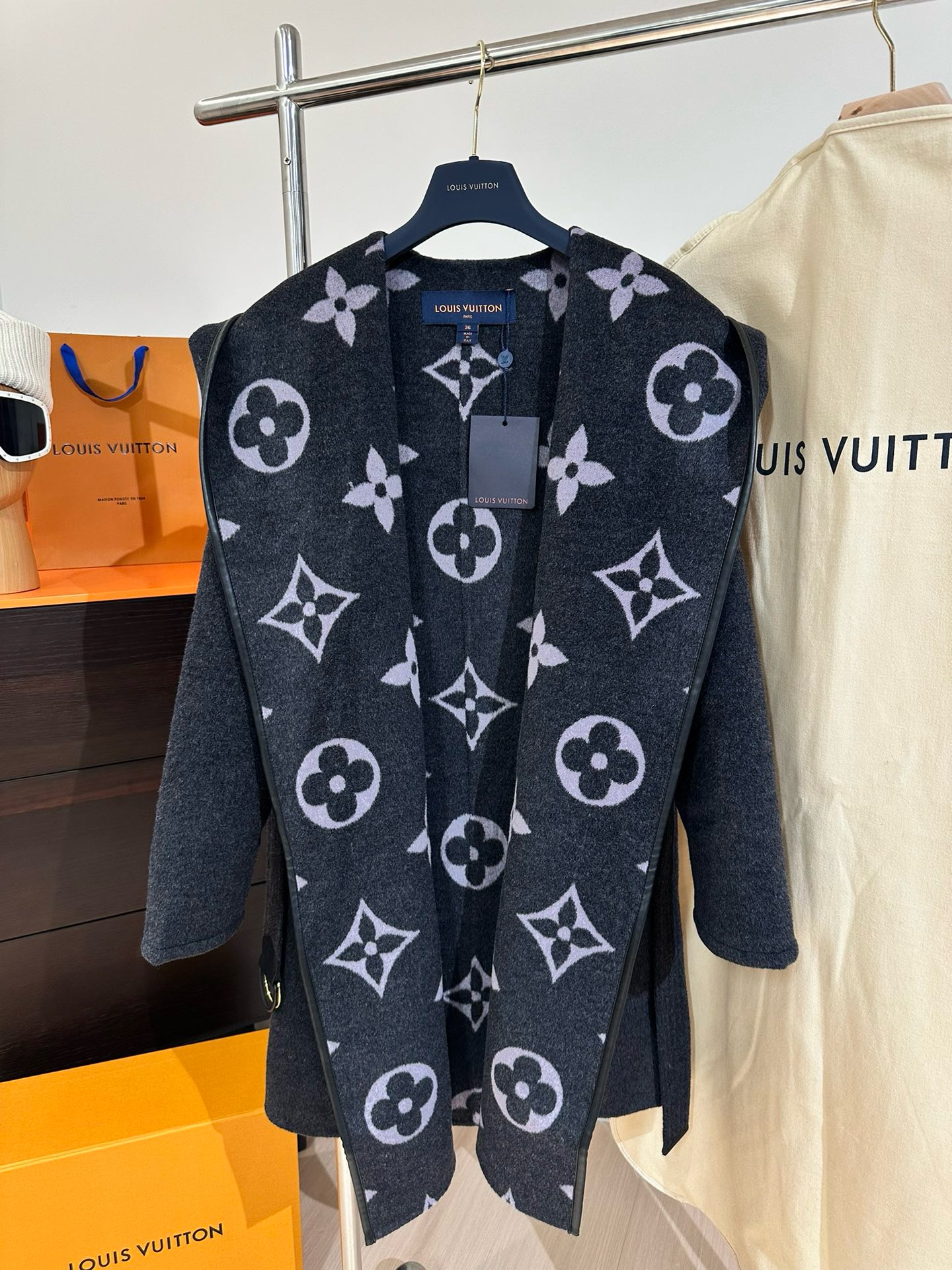 Lou*is Vuitt*on Wool Trench Coat