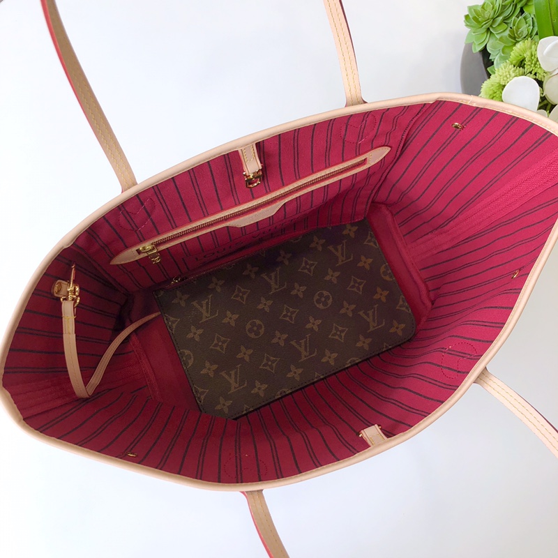 l0*is V*t0n neverfull mm (rose red inside) -32*29*17cm