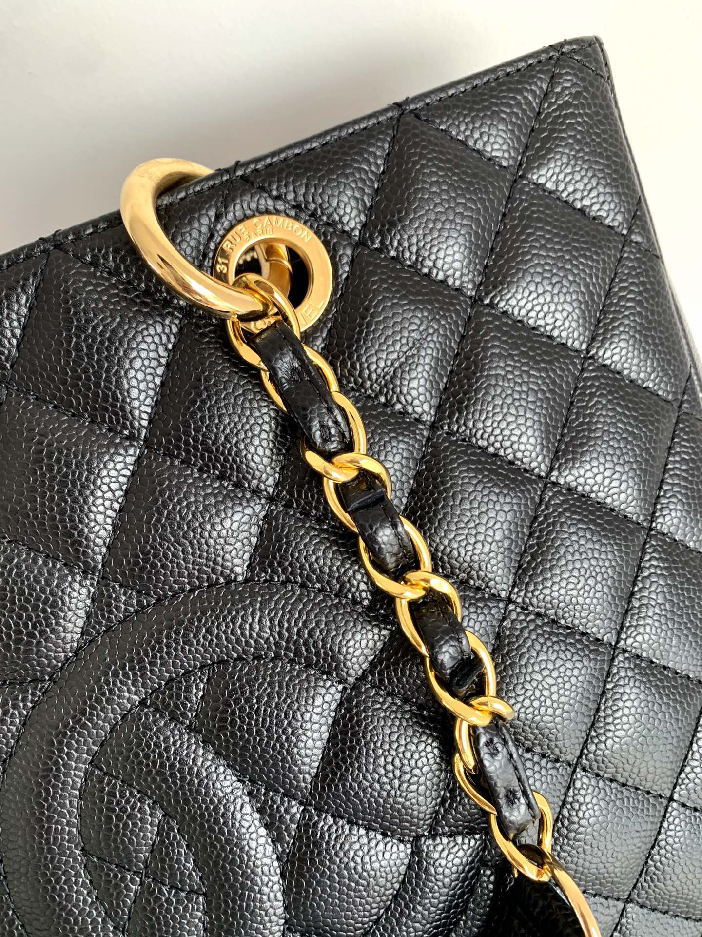 Ch@nel Grand Shopping Tote-34x24x12CM