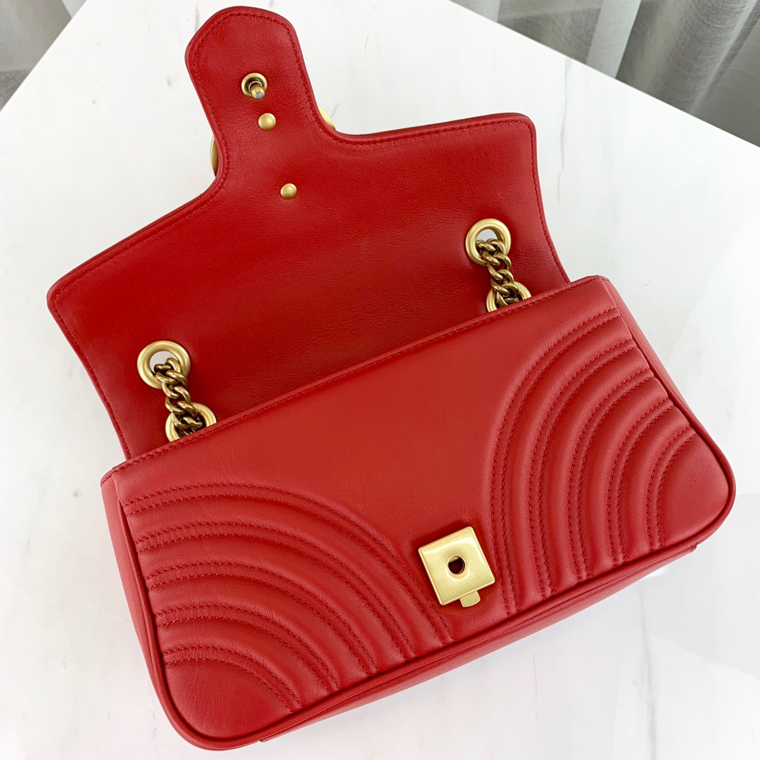 G*u*i marmont bag-26*15*7cm