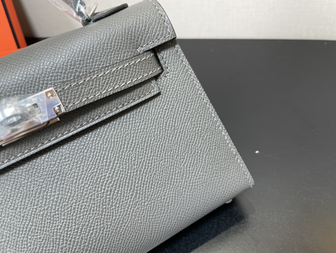 H**mes kelly-gold&silver hardware-19cm