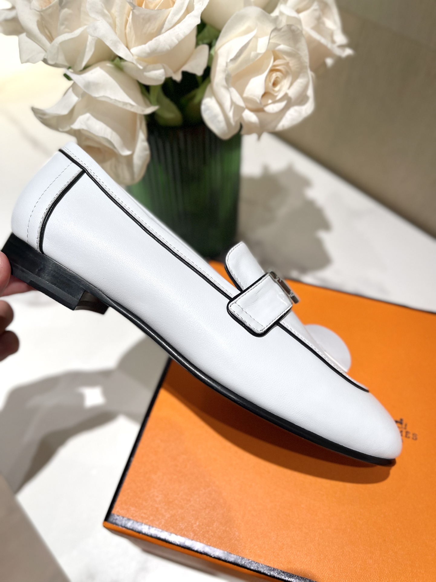 H**mes loafers(eu35-eu40)