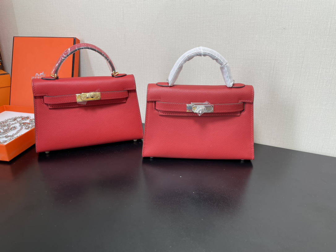 H**mes kelly-gold&silver hardware-19cm
