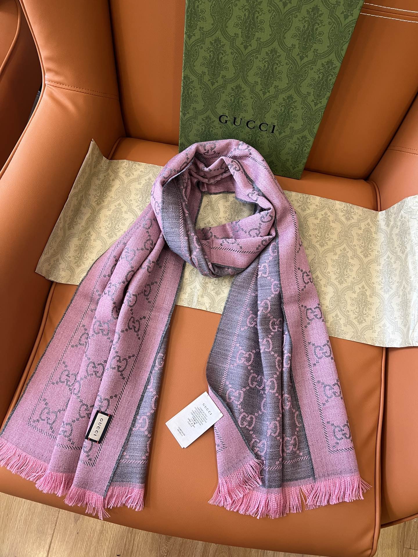 G*u*i scarf-48*180cm