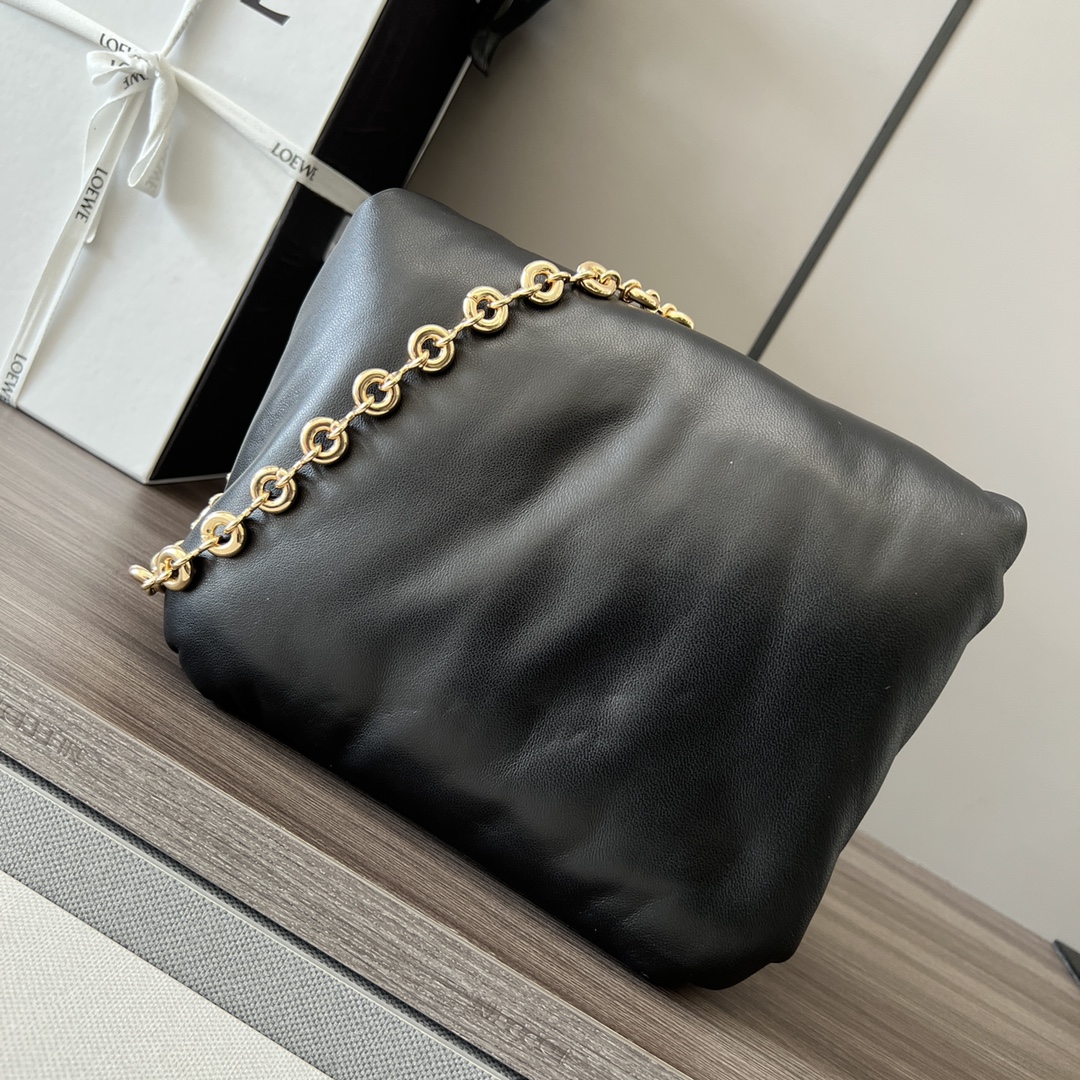 L0ew* puffer goya bag-23*13*6cm