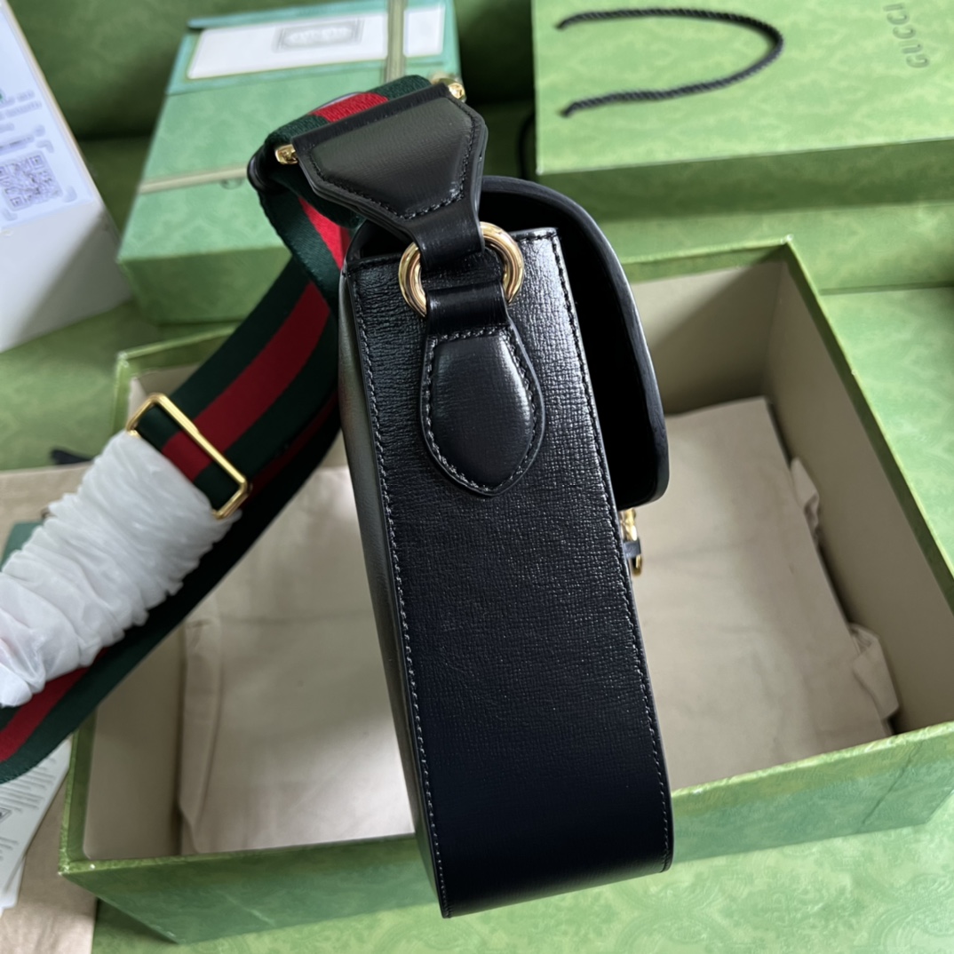 G*u*i 1955 horsebit shoulder bag-30*21*7.5cm