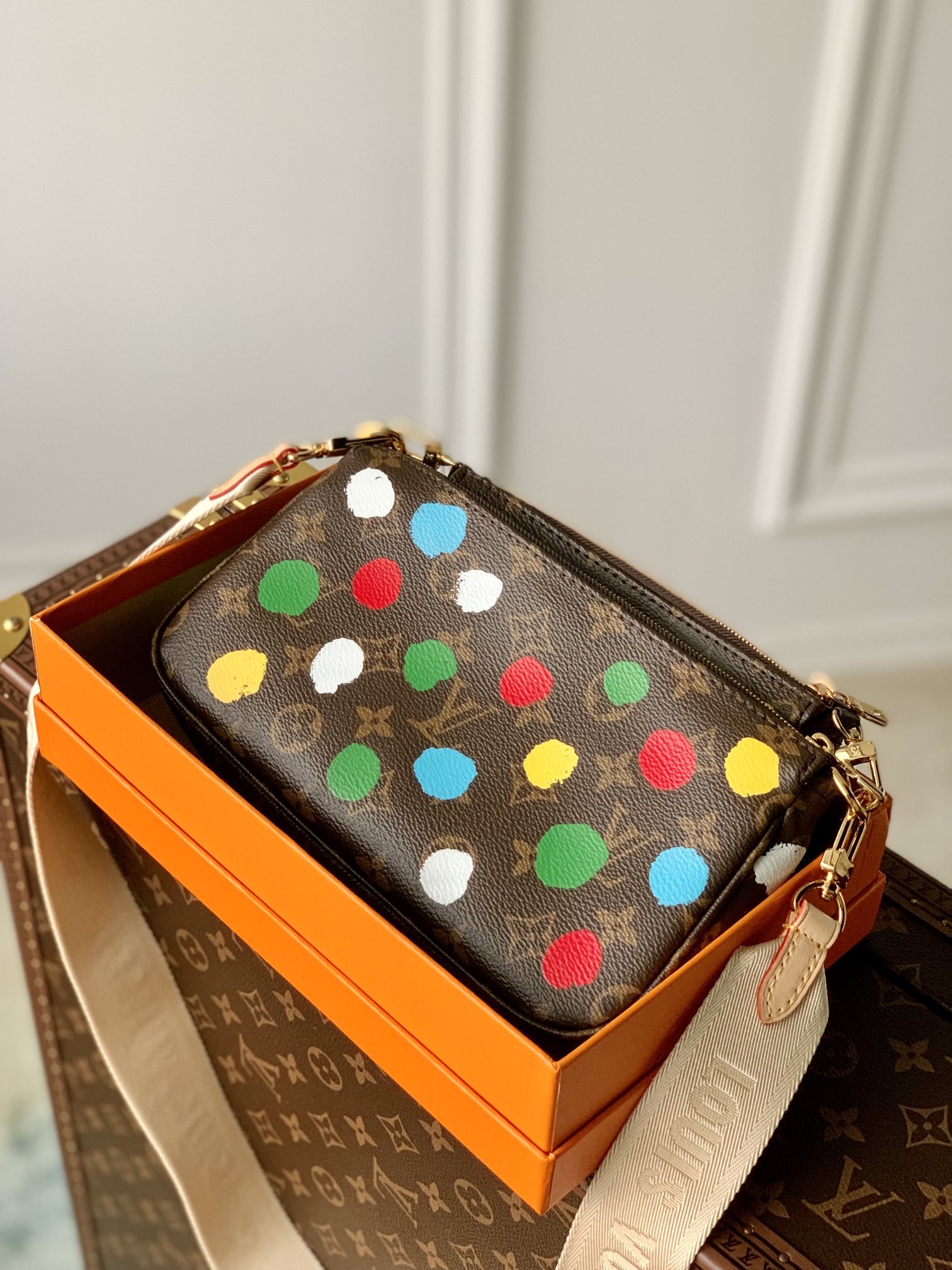 l0*is V*t0n x yk multi pochette accessoires-25*13&20*11*10cm