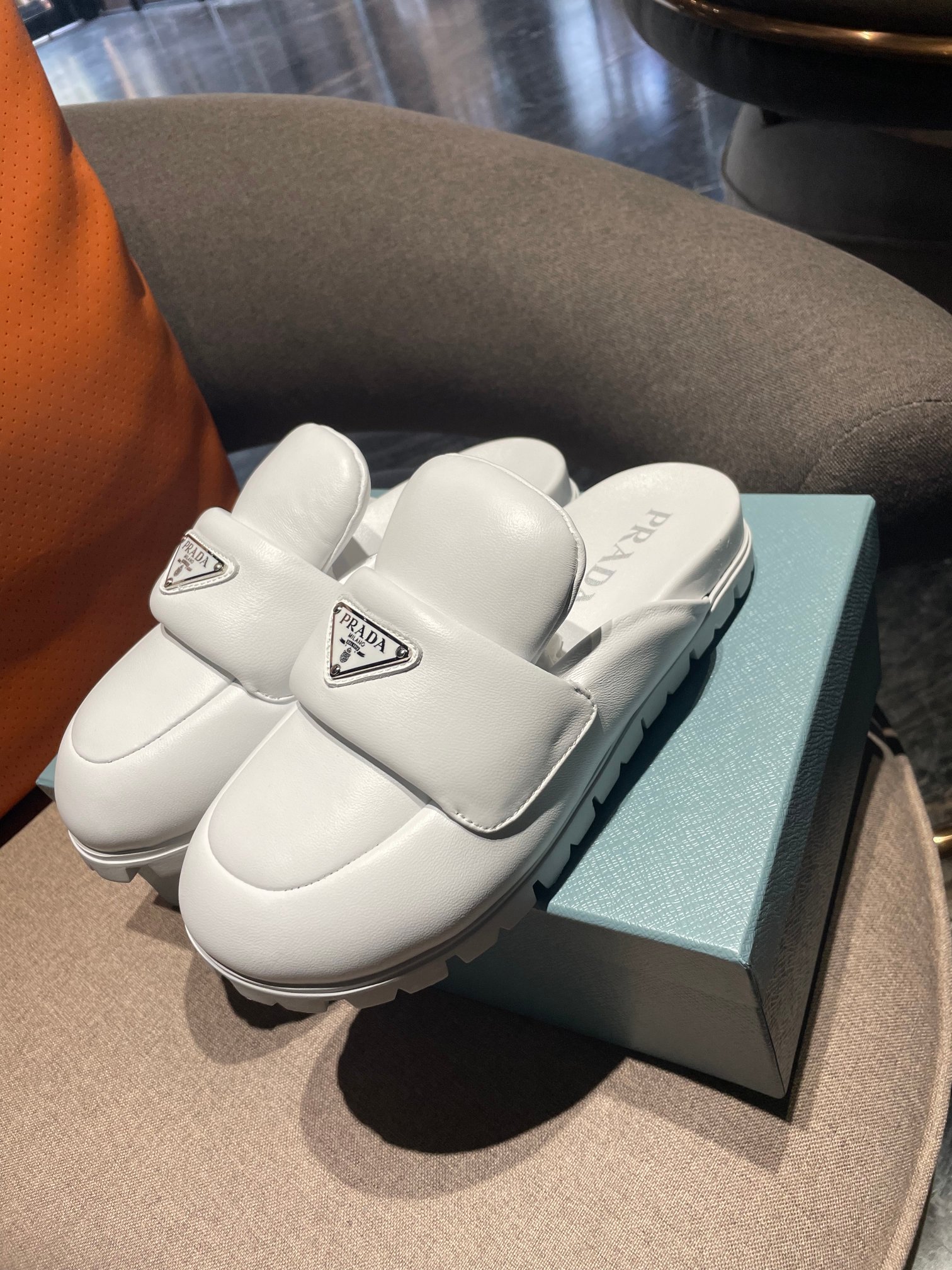 Pra*a boots 2023ss-3cm