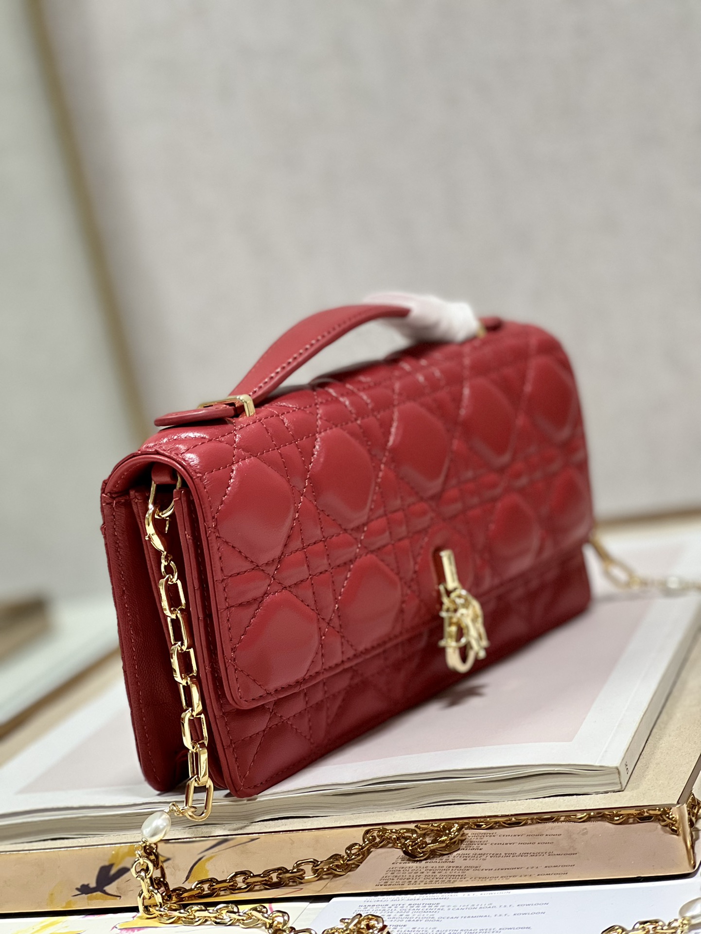 lady D*or bag-21 x 11.5 x 4.5ccm