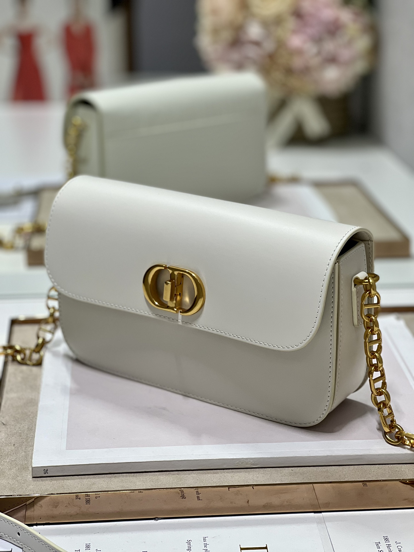 Di0r 30 Montaigne Avenue Bag-22.5×12.5×6.5CM