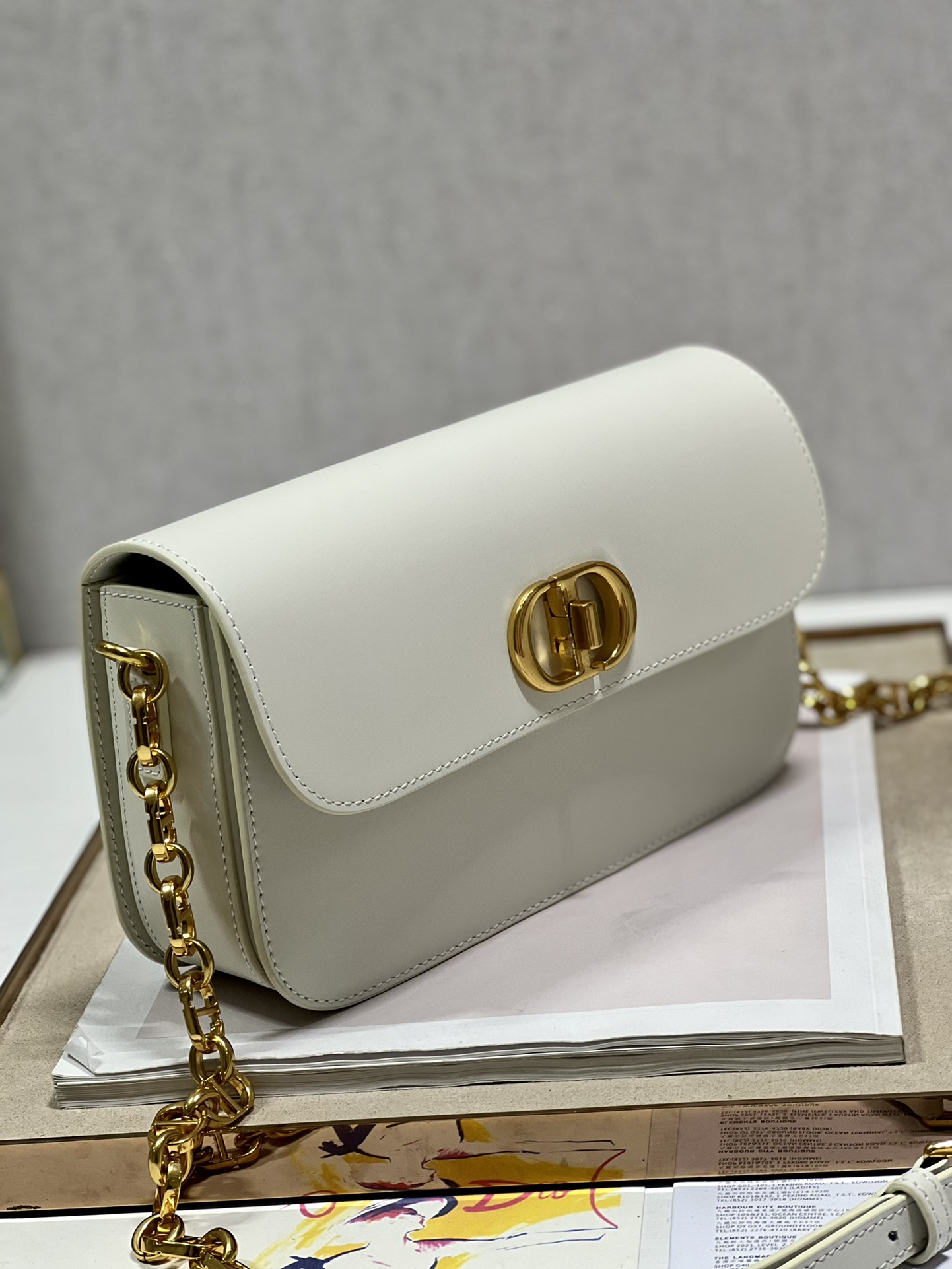 Di0r 30 Montaigne Avenue Bag-22.5×12.5×6.5CM