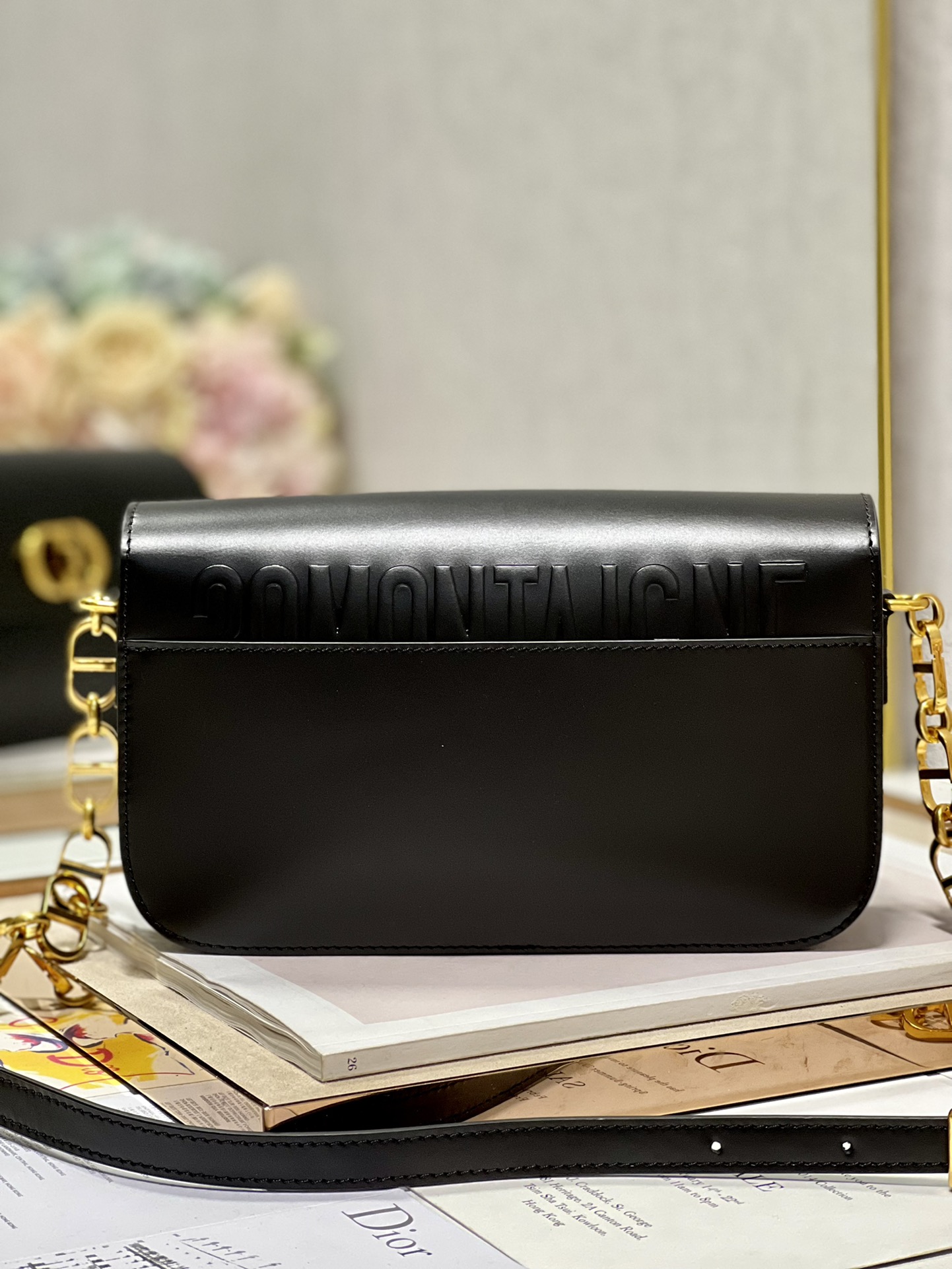 Di0r 30 Montaigne Avenue Bag-22.5×12.5×6.5CM